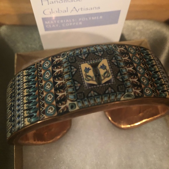 Palm Copper Cuff 2 - Picture 6 of 8